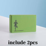 2pcs set EVA yoga block foam brick black Stretching Aid Gym Pilates for Exercise Fitness
