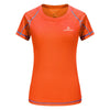 QUESHARK Women Quick Dry Short Sleeve Sports Running T Shirt Breathable Slim Tops Yoga T-shirts Tees Fitness Gym Workout Shirts