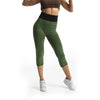 VISNXGI Grid Tight Yoga Pants Women Seamless High Waist Leggings Breathable Gym Fitness Push Up Clothing Workout Capris Mid-Calf