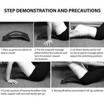 Back Massage Stretcher  Neck Waist Pain Relief Fitness Equipment SP