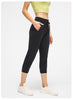 Women Crop Running Active Lounge Jogger Capris with Side pockets Naked Feeling Leggings Drawstring waist good quality