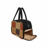 Uniquely You Travel Carry-On Bag / Brown and Beige Checkered Style